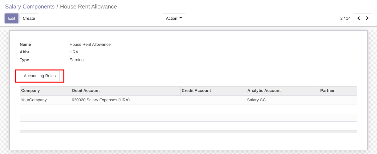 Salary Components