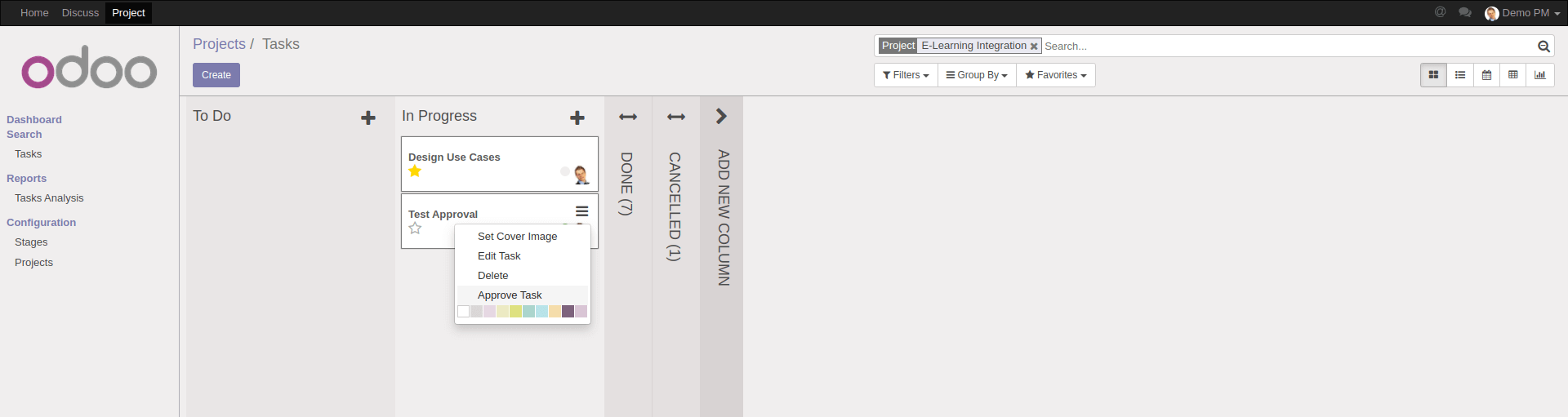 Kanban Card Approve