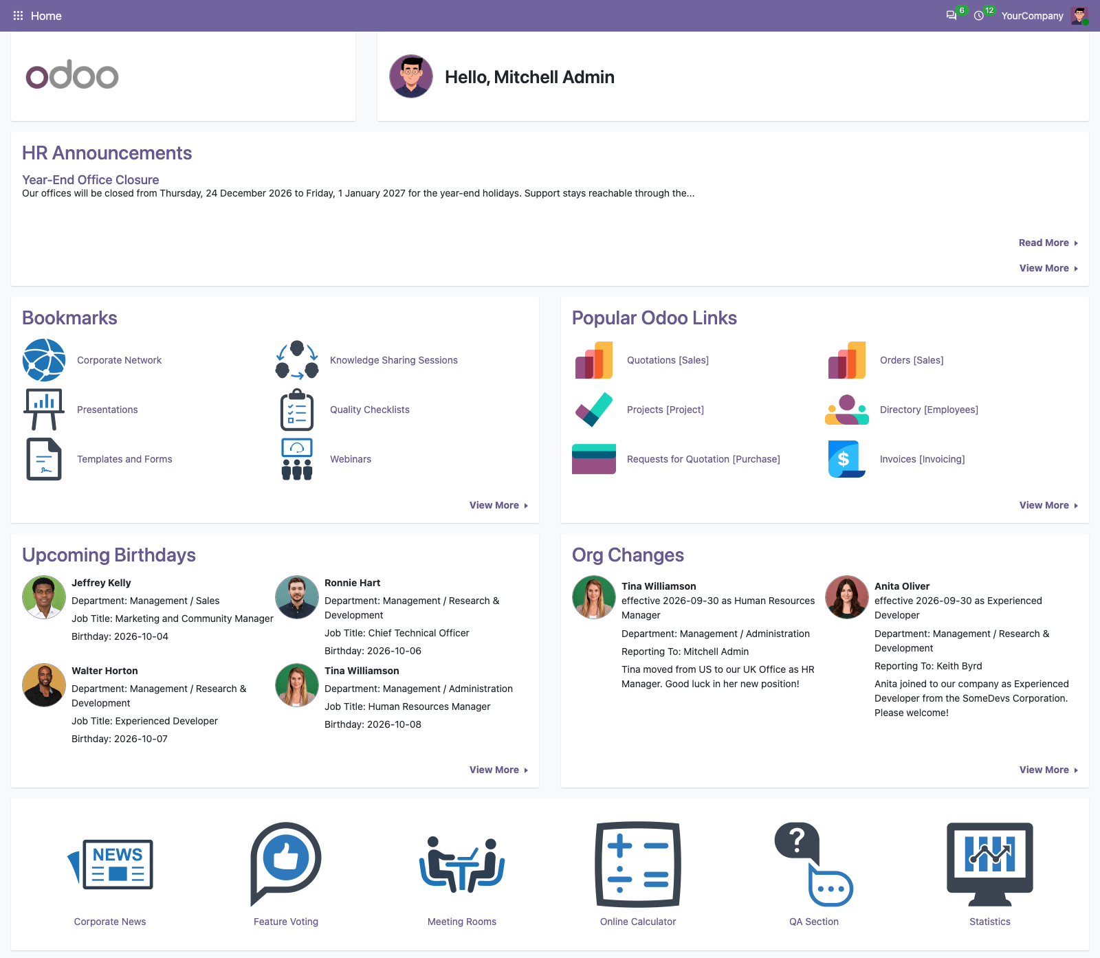 Dashboard Layout Example 1