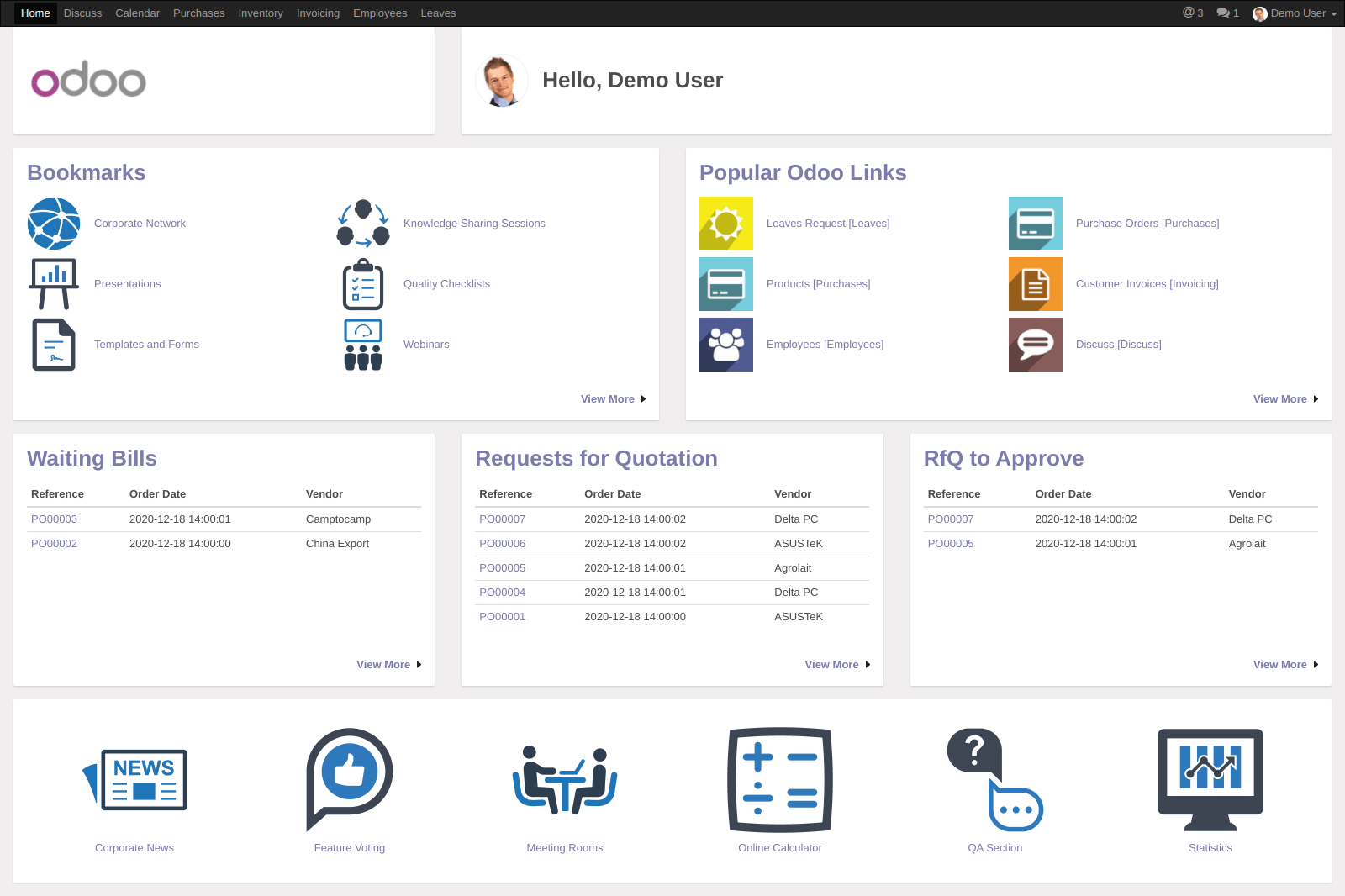 Dashboard Layout Example 1