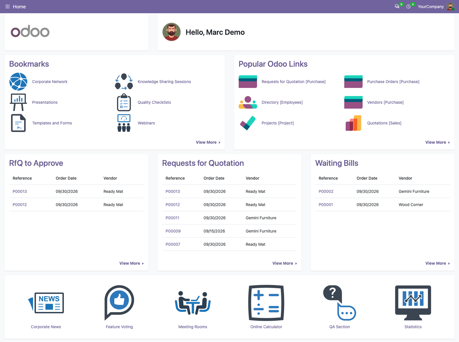 Dashboard Layout Example 1