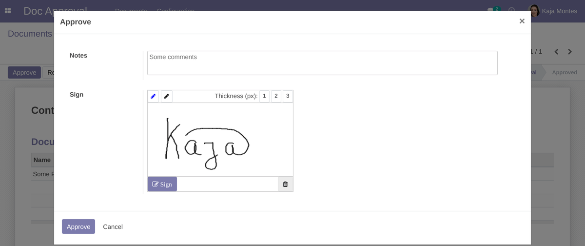 Drawing Signature