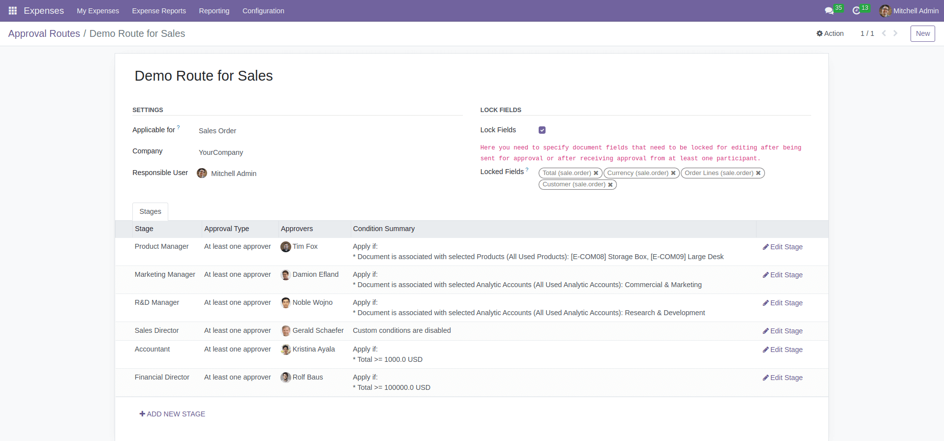 Sale Order Approval Route Example
