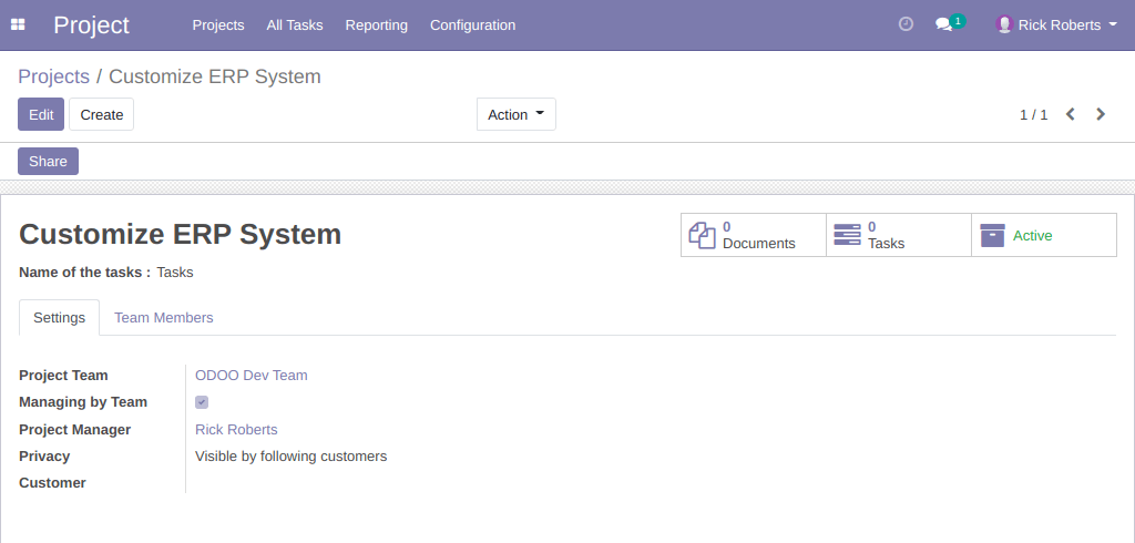 Project Form