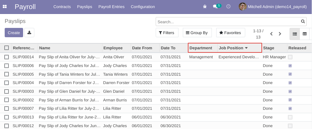 Payslips