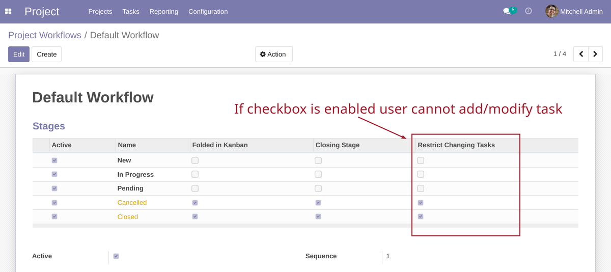 Project Workflow Form