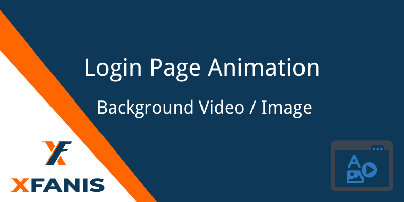 Animated Login Page (video or static background)